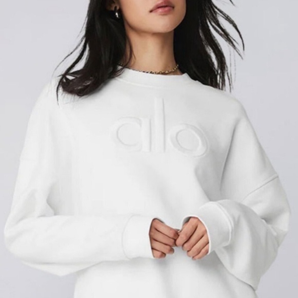 ALO renown heavy weight emblem sweatshirt